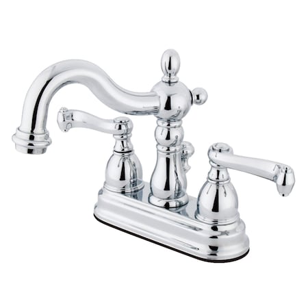 Kingston Brass KS1601FL 4" Centerset Bathroom Faucet, Polished Chrome KS1601FL
